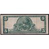Image 2 : 1902 $5 The Hudson National Bank of Jersey City, NJ National Currency Note