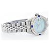 Image 3 : Rolex Ladies Stainless Steel Sapphire and Diamond Datejust Wristwatch