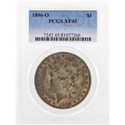 1896-O $1 Morgan Silver Dollar Coin PCGS XF45