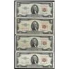 Image 1 : Lot of (4) 1953/A/B/C $2 Legal Tender Notes