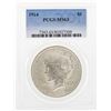 Image 1 : 1924 $1 Peace Silver Dollar Coin PCGS MS63