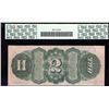 Image 2 : 1869 $2 Legal Tender Rainbow Note PCGS F15 Apparent