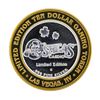 Image 1 : .999 Silver Osheas Casino $10 Casino Gaming Token Limited Edition