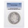 Image 1 : 1879-S $1 Morgan Silver Dollar Coin PCGS MS66