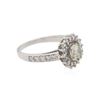 Image 2 : 14KT White Gold 1.01ctw Diamond Ring