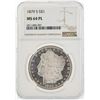 Image 1 : 1879-S $1 Morgan Silver Dollar Coin NGC MS64PL
