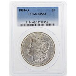 1884-O $1 Morgan Silver Dollar Coin PCGS MS63