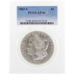 1883-S $1 Morgan Silver Dollar Coin PCGS XF40