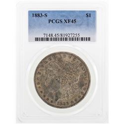 1883-S $1 Morgan Silver Dollar Coin PCGS XF45