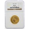 Image 1 : 1912 $10 Indian Head Eagle Gold Coin NGC MS62