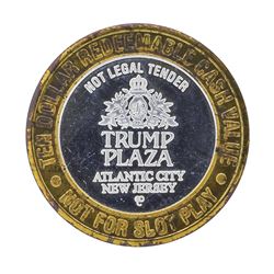 .999 Silver Trump Plaza $10 Casino Gaming Token Limited Edition