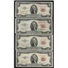 Image 1 : Lot of (4) 1953/A/B/C $2 Legal Tender Notes