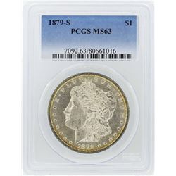 1879-S $1 Morgan Silver Dollar Coin PCGS MS63