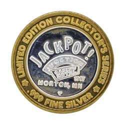 .999 Silver Jackpot Junction Casino and Hotel $10 Casino Gaming Token Limited Ed