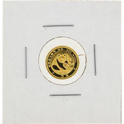 1988 1/20 oz China Panda Gold Coin