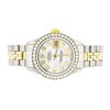 Image 1 : Rolex Ladies Two Tone 18KT Yellow Gold 0.90ctw Diamond Datejust Wristwatch