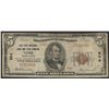 Image 1 : 1929 $5 National Bank Note of York Pennsylvania Charter #604