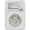Image 1 : 1962MO Mexico Silver Grove-800a Battle of Cinco De Mayo Coin NGC MS67