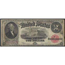 1917 $2 Large Size Legal Tender Note