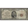 Image 1 : 1929 $5 National Bank Note of Hartford Connecticut Charter #121