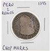 Image 1 : 1795 Peru Chop Marks 2 Reales Coin