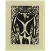 Image 1 : Frans Masereel (1889-1972), Belgian, LE BOXEUR, 1921, Woodcut; signed, titled, dated and number...