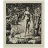 Image 1 : William Evan Charles Morgan (1903- ), British, THE BROOK, Etching; signed, titled, dated 1920 a...