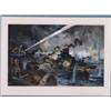 Image 1 : Montague J** Dawson (1895-1973), British, COMMANDO RAID ON ST.NAZAIRE, BRITISH NAVAL SHIPS BOMB...