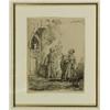 Image 1 : Rembrandt Harmensz van Rijn (1606-1669), Dutch, THREE ORIENTAL FIGURES (B118), Etching; signed...