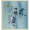 Image 1 : After Marc Chagall (1887-1985), Russian/ French, SERIE DU CIRQUE, Mixed-media print with poucho...