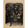 Image 1 : David Alfaro Siqueiros (1896-1974), Mexican, ZAPATA, Lithograph; signed, dated 1930 and numbere...