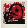 Image 1 : Joan Mir= (1893-1983), Spanish, L'EQUARRISSEUR A L'OUVRAGE, 1968, Colour lithograph; signed and...
