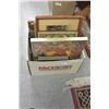 Image 1 : BOX OF VINTAGE ASSORTED PICTURES AND FRAMES