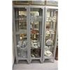 Image 1 : GREY OPEN SHELF DISPLAY CABINET