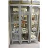 Image 1 : GREY OPEN SHELF DISPLAY CABINET