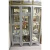 Image 1 : GREY OPEN SHELF DISPLAY CABINET