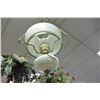 Image 1 : HANGING MILK GLASS LIGHT FIXTURE