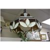 Image 1 : STAINED GLASS HANGING LIGHT FIXTURE