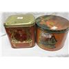 Image 1 : TWO ANTIQUE TINS