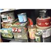 Image 1 : SHELF LOT OF COOKIE AND HONEY TINS