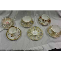 LOT OF BONE CHINA CUPS AND SAUCERS