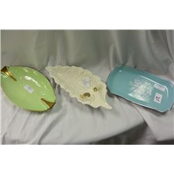 THREE COLLECTIBLE DRESSER TRAYS