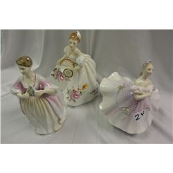 THREE LARGE ROYAL DOULTON FIGURES