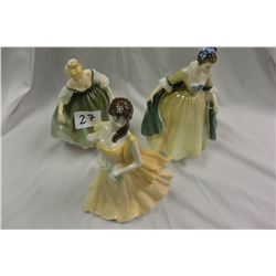 THREE ROYAL DOULTON FIGURES