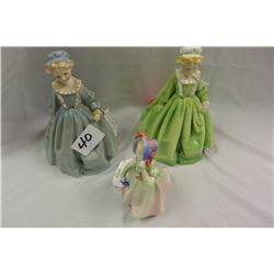 THREE ROYAL DOULTON FIGURINES