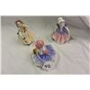 Image 1 : THREE SMALL SIZE ROYAL DOULTON FIGURINES