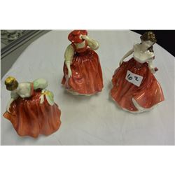 THREE LARGE ROYAL DOULTON FIGURINES