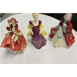 THREE ROYAL DOULTON FIGURINES