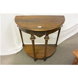 WALNUT TUDOR STYLE D-TABLE