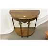 Image 1 : WALNUT TUDOR STYLE D-TABLE